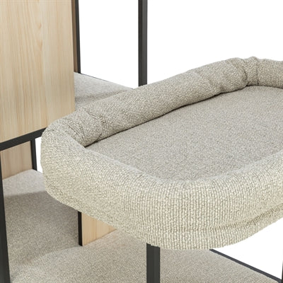 TRIXIE KRABPAAL CITYSTYLE MET METALEN FRAME CREME 95X62X100 CM