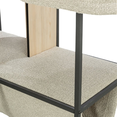 TRIXIE KRABPAAL CITYSTYLE MET METALEN FRAME CREME 95X62X100 CM