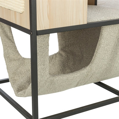 TRIXIE KRABPAAL CITYSTYLE MET METALEN FRAME CREME 95X62X100 CM