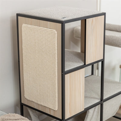 TRIXIE KRABPAAL CITYSTYLE MET METALEN FRAME CREME 95X62X100 CM