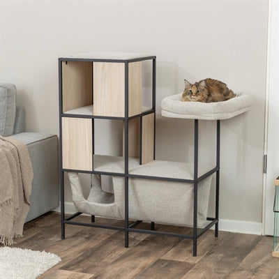 TRIXIE KRABPAAL CITYSTYLE MET METALEN FRAME CREME 95X62X100 CM