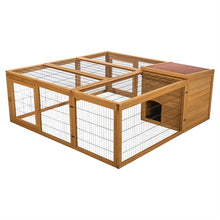 Trixie Ren Met Afdekking Hout Donkerbruin 150X150X53 Cm