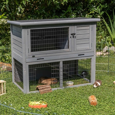 Trixie Knaagdierhok Met Ren Grijs 116X63X97 Cm