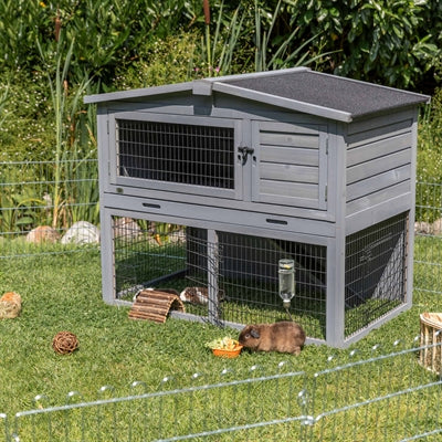 Trixie Knaagdierhok Met Ren Grijs 124X78X102 Cm