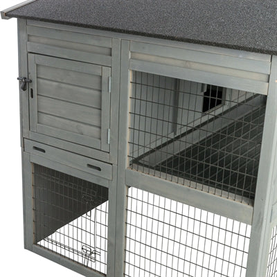 Trixie Knaagdierhok Xl 2 Verdiepingen Grijs 135X112X115 Cm