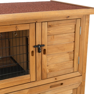 TRIXIE KNAAGDIERHOK MET ISOLATIE 2 VERDIEPINGEN DONKERBRUIN 116X65X113 CM