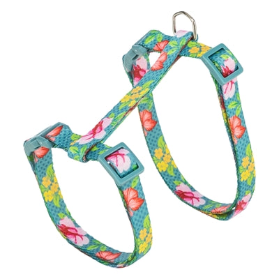 Trixie Kattentuigje Met Riem Bloemen Motief Assorti 27-45X1 Cm