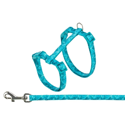 TRIXIE KATTENTUIGJE MET RIEM GEOMETRISCH MOTIEF ASSORTI 27-45X1 CM 4 ST