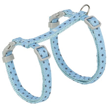 TRIXIE KATTENTUIGJE MET RIEM STIPPEN MOTIEF BLAUW 28-45X1 CM 4 ST