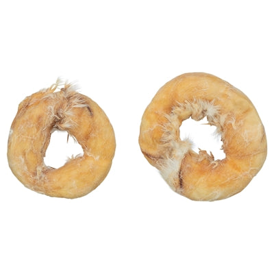 Trixie Denta Fun Rabbit Ring Met Kippenborst 9 Cm 50X50 Gr