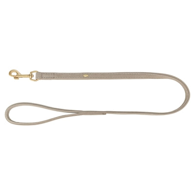 Trixie Hondenriem Pure Leer Lichtgrijs 100X1,5 Cm