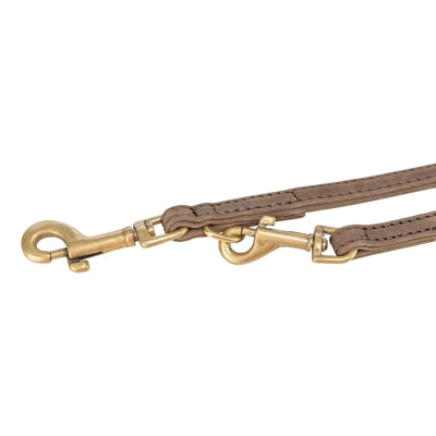 Trixie Hondenriem Pure Verstelbaar Leer Bruin 200X1 Cm