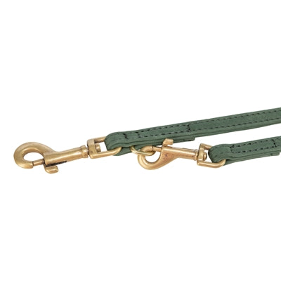 Trixie Hondenriem Pure Verstelbaar Leer Salie 200X1 Cm