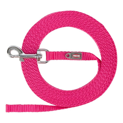 Trixie Sleeplijn Extra Licht Voor Kleine Honden Zonder Handlus Fuchsia 500X1 Cm