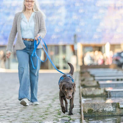 TRIXIE SLEEPLIJN EASY LIFE GRIPVAST WATERAFSTOTEND AFWASBAAR BLAUW