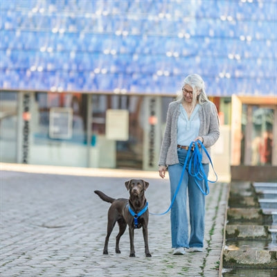 TRIXIE SLEEPLIJN EASY LIFE GRIPVAST WATERAFSTOTEND AFWASBAAR BLAUW