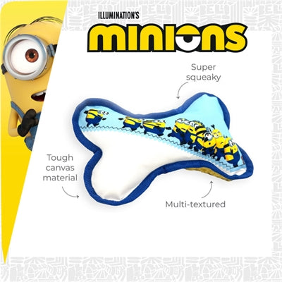 Minions Canvas Bot Met Piep Blauw / Wit 21X14,2X5 Cm