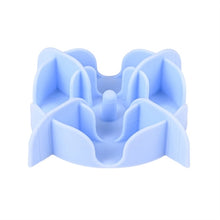 Zolux Slowfeeder / Inzet Stuk Voor Voerbak Silicone Blauw 13,5X13,5X3,5 Cm