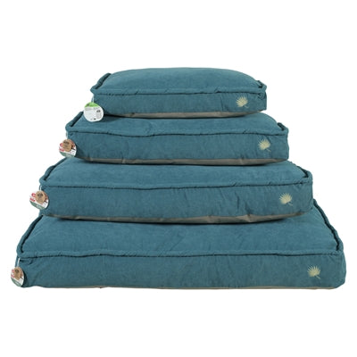 Zolux Hondenkussen Toscane Hoekig Gerecyclede Vulling Blauw 92X60X16 Cm