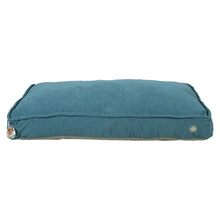Zolux Hondenkussen Toscane Hoekig Gerecyclede Vulling Blauw 129X79X24 Cm