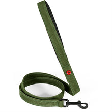 Zolux Expert Hondenriem Premium Leer / Neopreen Groen 100X2 Cm
