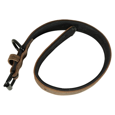 Zolux Expert Halsband Hond Premium Leer / Neopreen Bruin 55X2,5 Cm