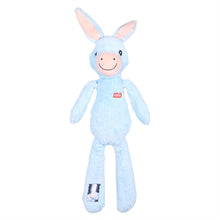 Zolux Furry Farm Ezel Hassan Pluche Met Touw Blauw 69X23X9,5 Cm