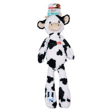 Zolux Furry Farm Koe Isache Pluche Met Touw Wit / Zwart 59X21X9 Cm