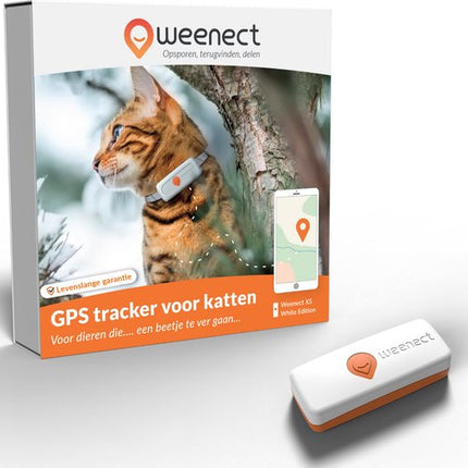 Weenect GPS Tracker Kat Wit