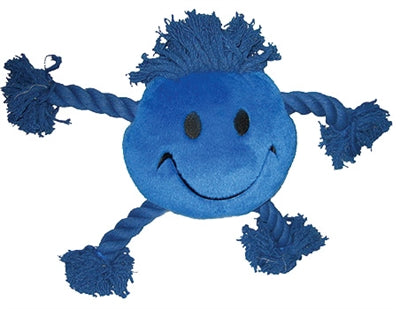 Happy Pet Happy Faces Pluche Smiley Blauw 29X26X8 CM