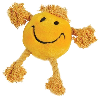 Happy Pet Happy Faces Pluche Smiley Geel 29X26X8 CM