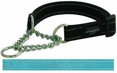 Rogz For Dogs Lumberjack Halfslip Halsband Turquoise 25 MMX43-73 CM