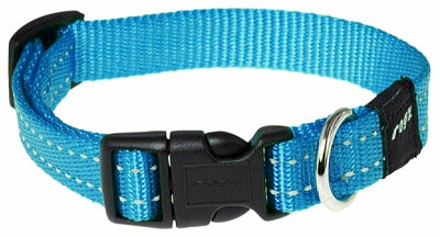 Rogz For Dogs Snake Halsband Turquoise 16 MMX26-40 CM