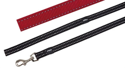 Rogz For Dogs Fanbelt Long Lijn Rood 20 MMX1,8 MTR