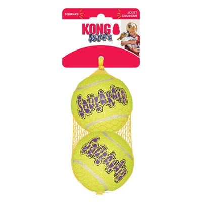 KONG SQUEAKAIR TENNISBAL GEEL MET PIEP