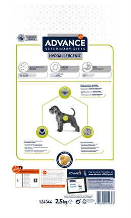 Advance Veterinary Diet Dog Hypoallergenic 2,5 KG