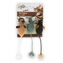 Afp Muis The Triplets Lamswol Met Catnip Assorti 7X7X3 CM 3 ST