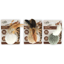Afp Snow Ball Lamswol Met Veren En Catnip Assorti