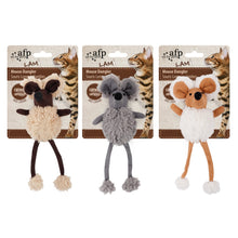 Afp Mouse Dangler Lamswol Met Catnip Assorti 16 CM