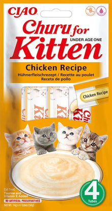 Inaba Churu Kitten Chicken Recipe 4X14GR