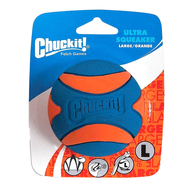 Chuckit Ultra Squeaker Bal LARGE 7 CM