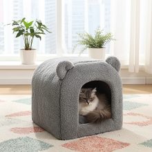 40 Winks Rosewood Kattenmand Iglo Teddy Grijs 38X38X40 CM