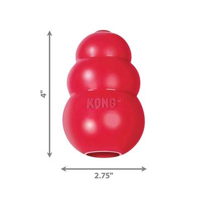 Kong Classic Rood LARGE 7X7X10 CM - Pet4you