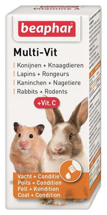 Beaphar Multi-Vitamine Knaagdier En Konijnen 20 ML - Pet4you
