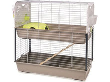 Savic Caesar 3 Knaagdierkooi Dubbel Taupe 100X50X97 CM - Pet4you