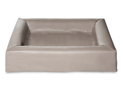 Bia Bed Kunstleer Hoes Hondenmand Taupe BIA-4 85X70X15 CM - Pet4you