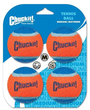 Chuckit Tennisbal MEDIUM 6 CM 4 ST - Pet4you