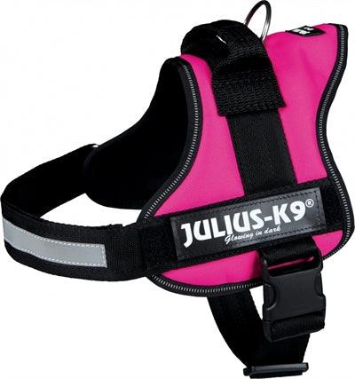 Julius K9 Power-Harnas / Tuig Voor Labels Fuchsia MAAT 0/58-76 CM - Pet4you