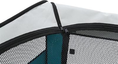 Trixie Puppy Ren Turquoise / Grijs 130X130X55 CM - Pet4you