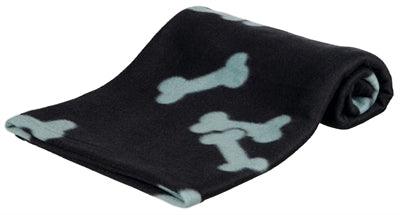 Trixie Beany Fleece Hondendeken Zwart 100X70CM - Pet4you